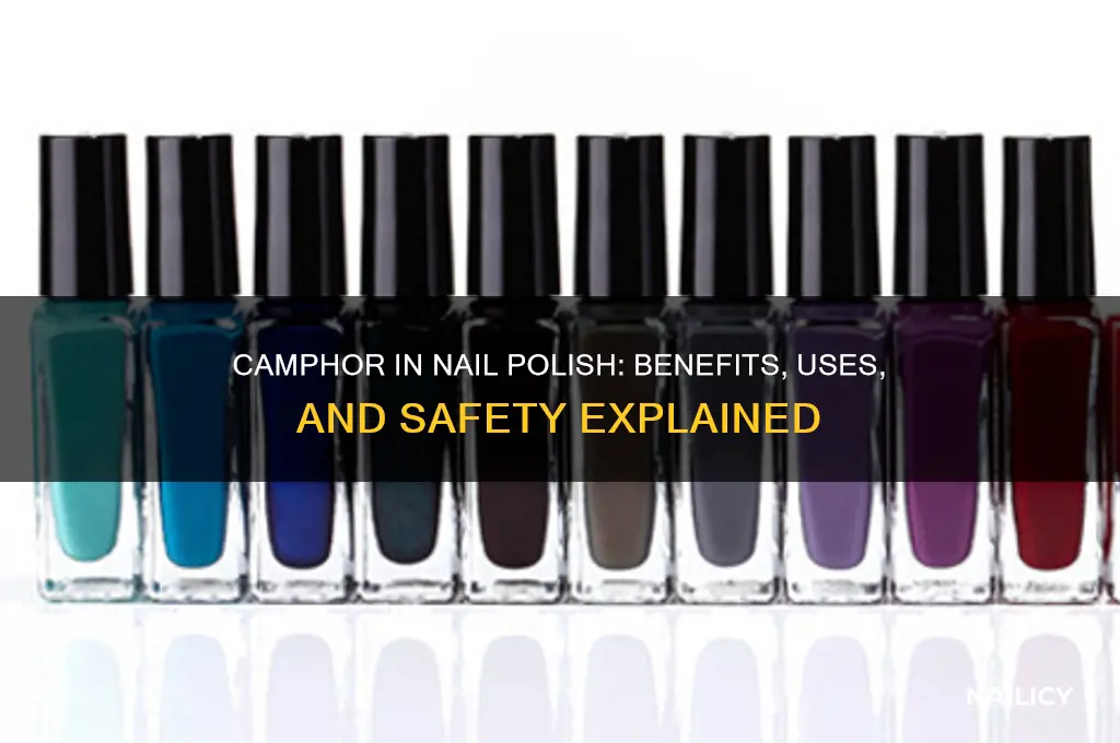 what does camphor do in nail polish