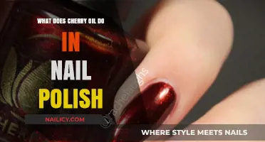 Cherry Oil in Nail Polish: Benefits, Uses, and Shine Secrets