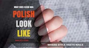 Understanding the Appearance of Clear Nail Polish: A Comprehensive Guide