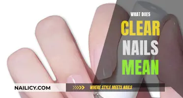 Understanding Clear Nails: Causes and Care Tips