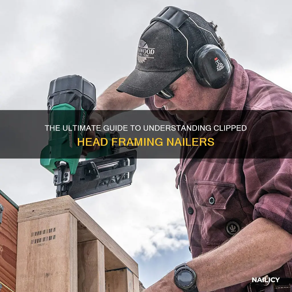 what does clipped head framing nailer mean