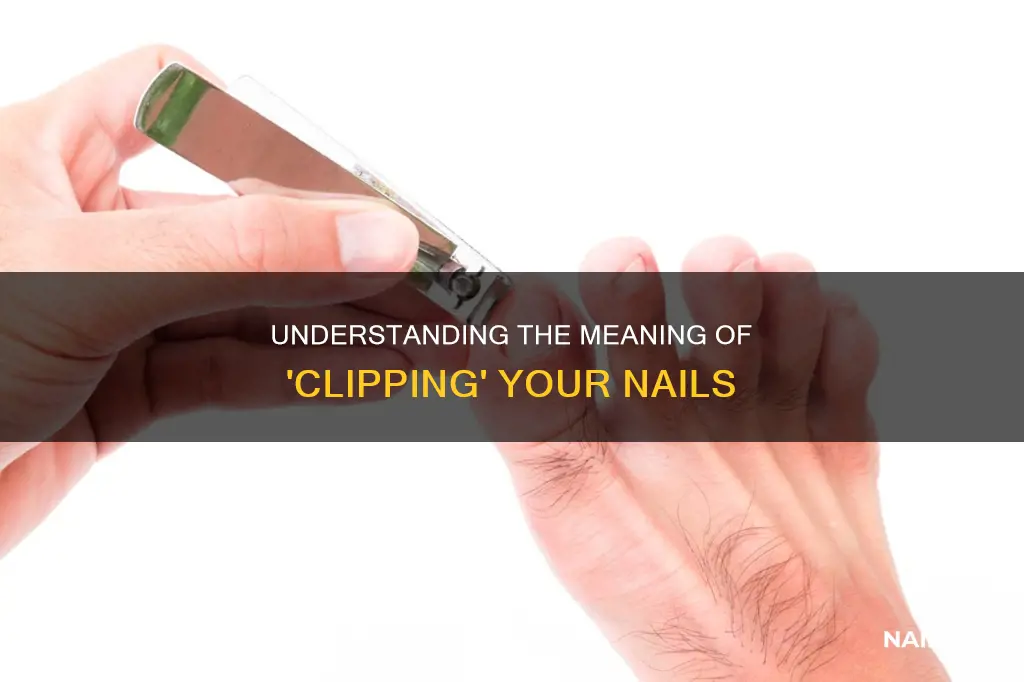 what does clipped nails mean