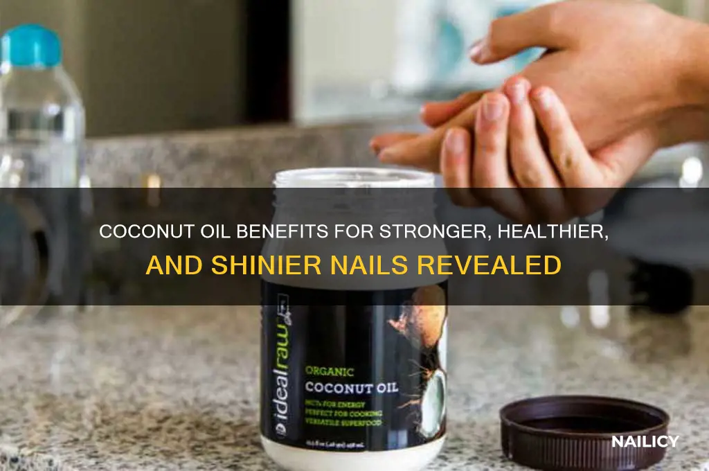 what does coconut oil do for nails