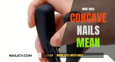 Concave Nails: What Does This Shape Mean?