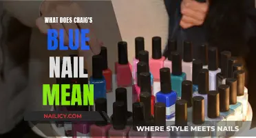 Unraveling the Mystery: Craig's Blue Nail Symbolism