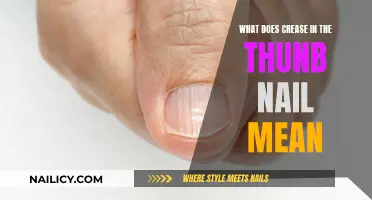 Understanding Thumb Nail Creases: Causes and Meanings