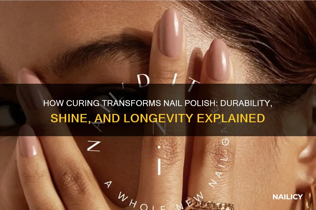 what does curing do to nail polish