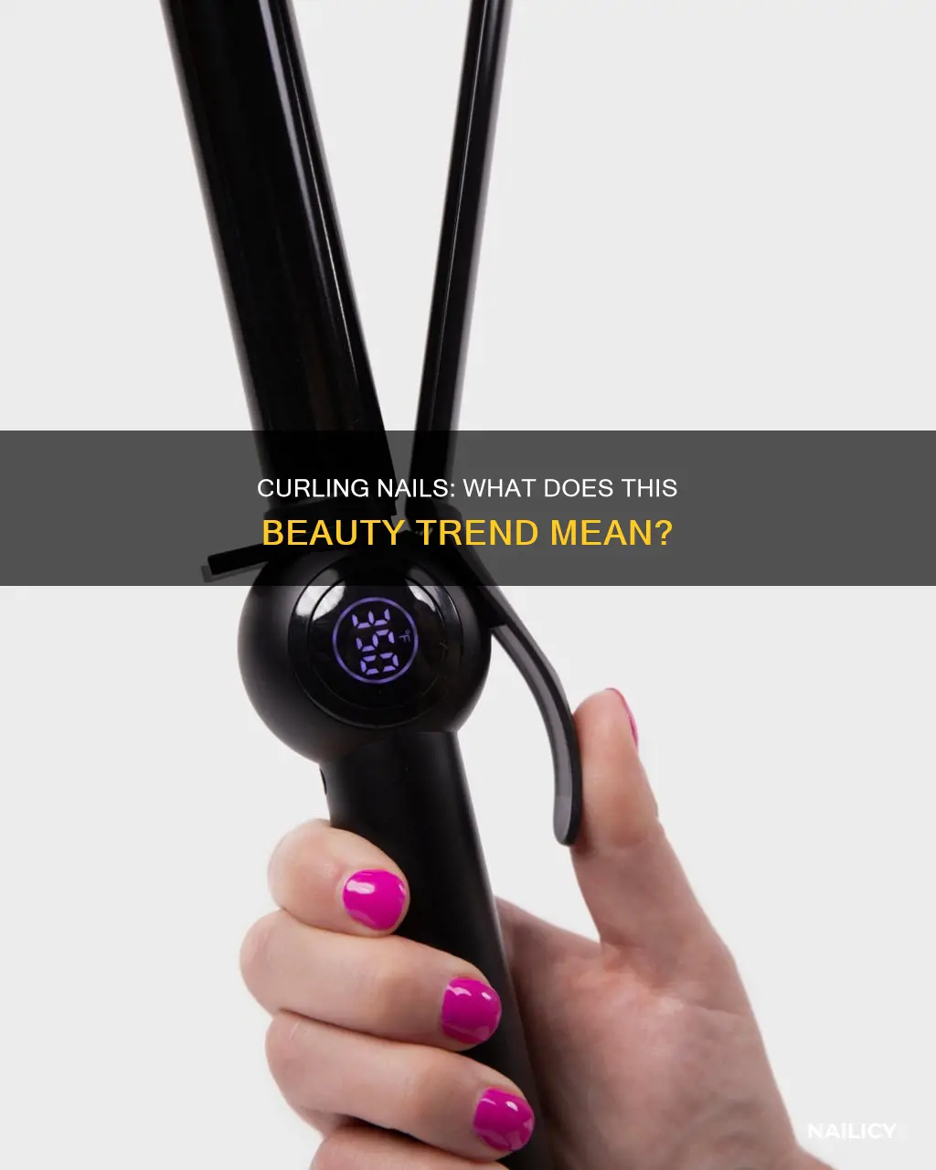 what does curling nails mean
