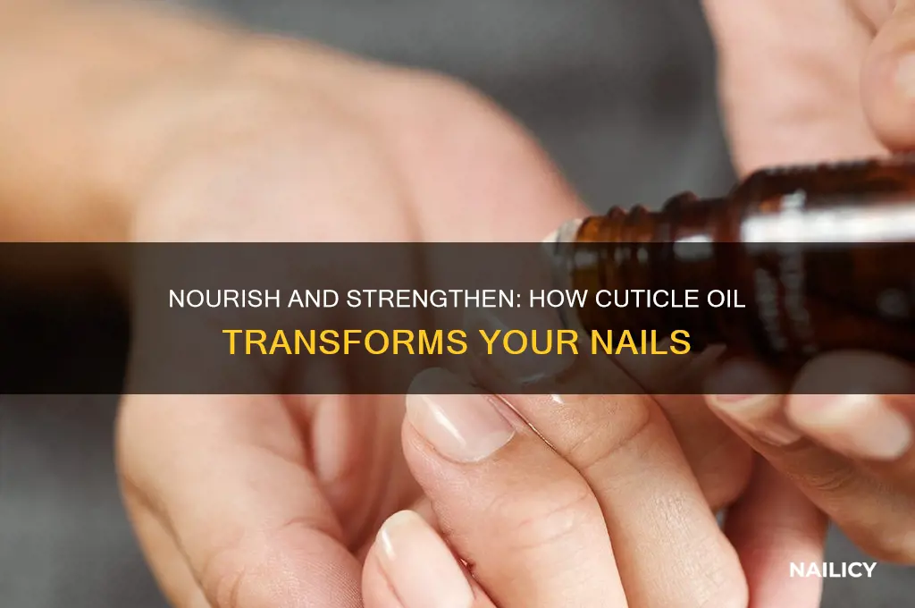 what does cuticle oil do for your nails