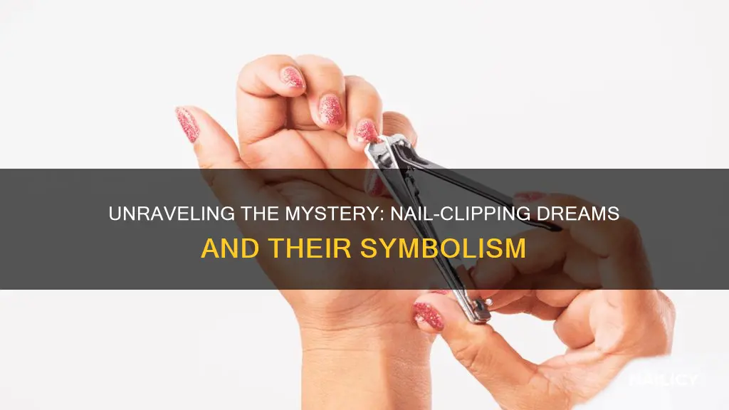 what does cutting nails in a dream mean