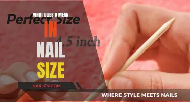 Understanding Nail Sizes: Decoding the 'D