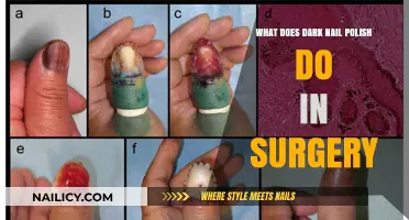 Dark Nail Polish in Surgery: Uncovering Its Unexpected Medical Purpose