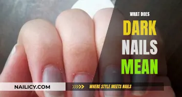 Unraveling the Mystery: What Does Dark Nail Color Symbolize?