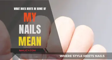 Dents in Nails: What Do They Mean?
