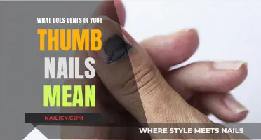 Unraveling the Mystery: What Do Dents in Thumb Nails Indicate?