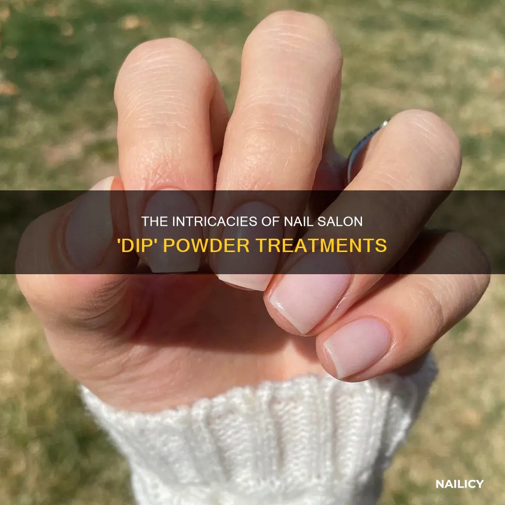 what does dip mean at a nail salon