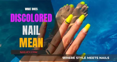 Unraveling the Mystery: Discolored Nails and Their Meanings