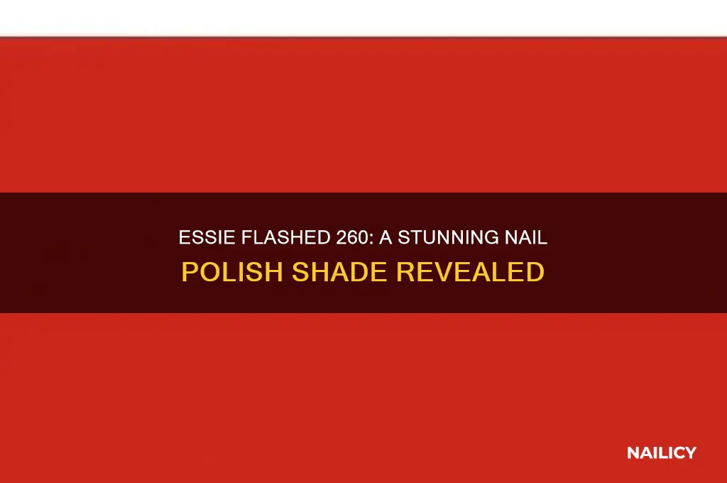 what does essie flashed 260 nail polish look like