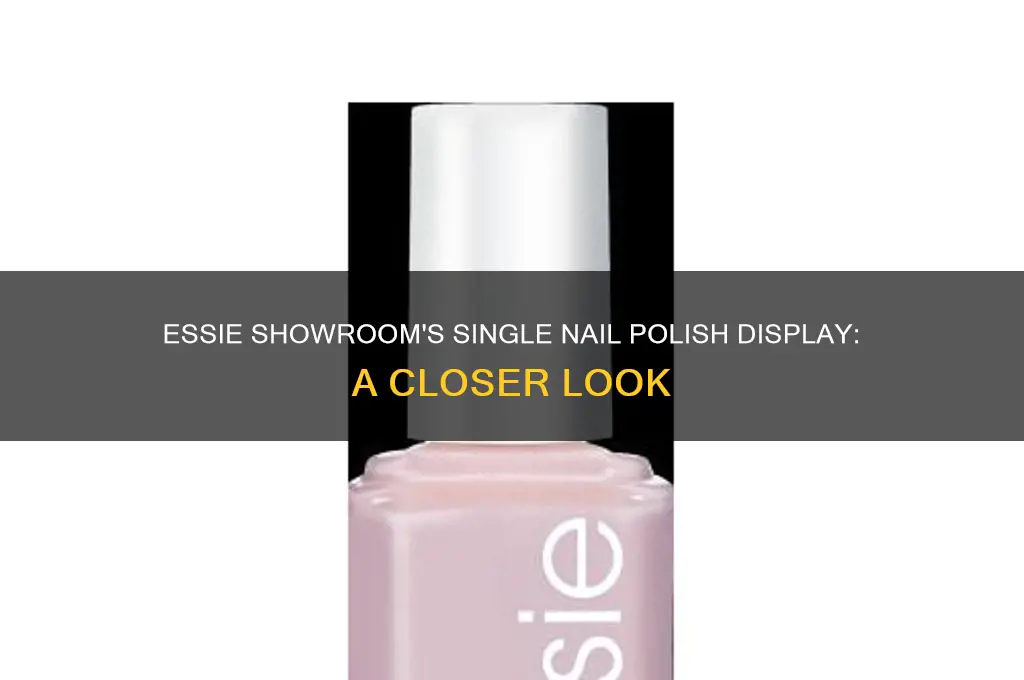 what does essie showroom for one nail polish look like