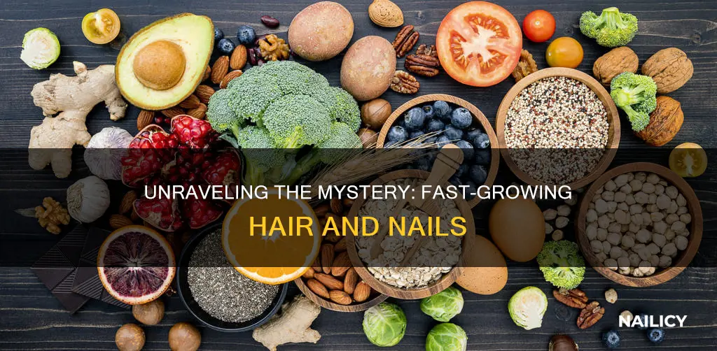 what does fast growing hair and nails mean