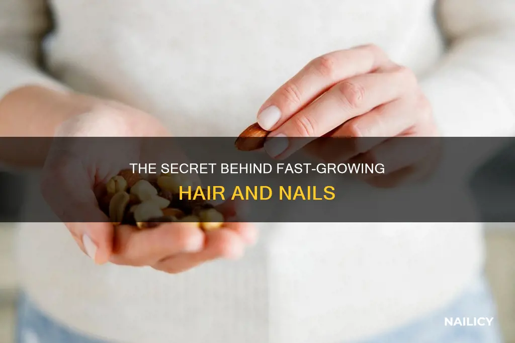 what does fast growing hair and nails mean
