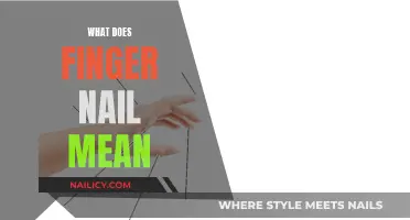 The Meaning of Fingernails: A Health Indicator