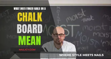 The Uncomfortable Feeling of Fingernails on a Chalkboard