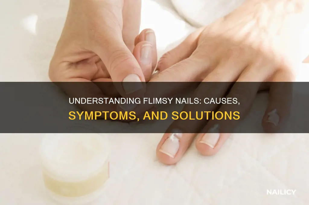 what does flimsy nails mean