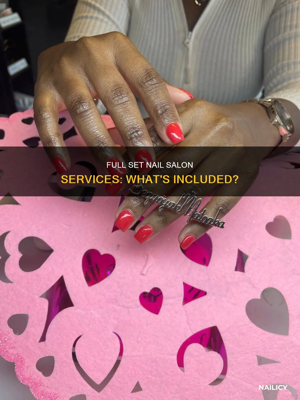 what does full set in a nail salon mean