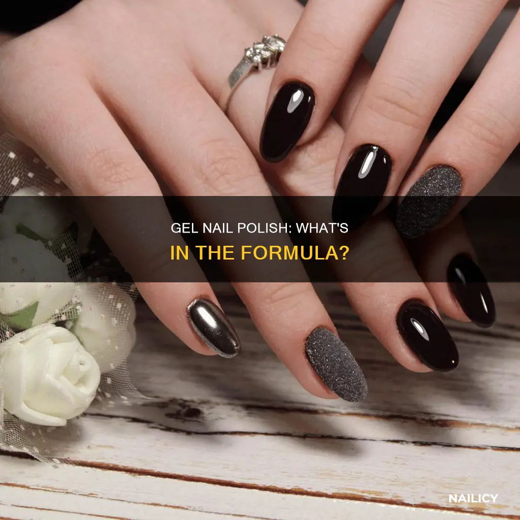 what does gel nail polish contain