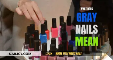 Unraveling the Mystery: What Does Gray Nails Indicate?