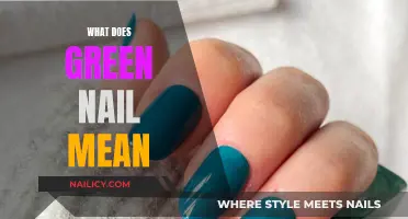 Green Nails: What Do They Mean?