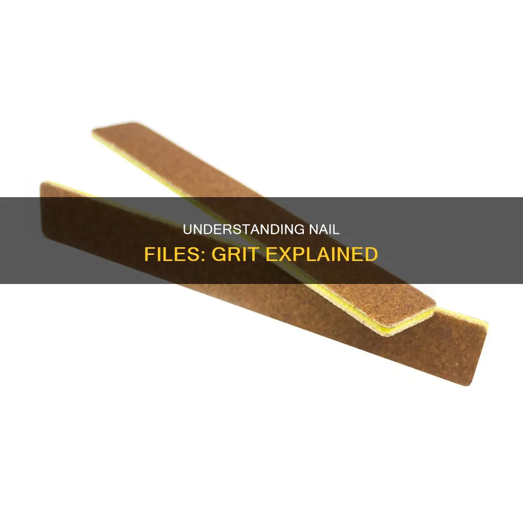 what does grit mean on a nail file