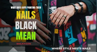 Unveiling the Mystery: Why Guys Paint Their Nails Black