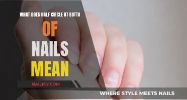 The Meaning Behind Half-Moon Nail Beds