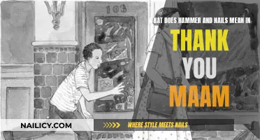 Unraveling the Hidden Message: 'Hammer and Nails' in 'Thank You, Ma'am