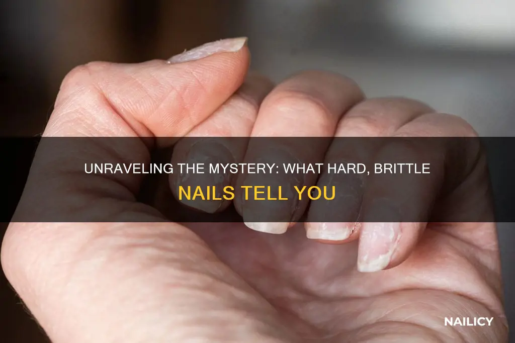 what does hard brittle nails mean