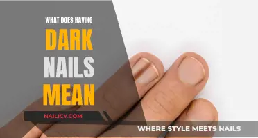 Uncover the Mystery: What Your Dark Nails Reveal About Your Health