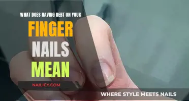 The Meaning of Debt on Fingernails