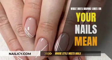 The Meaning Behind Nail Line Patterns and Their Significance