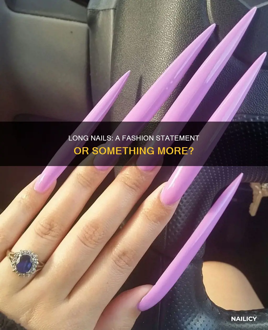 what does having long nails mean