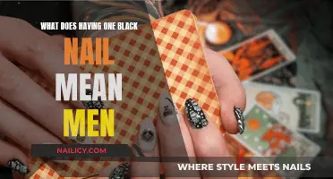 Unraveling the Mystery: Black Nail Symbolism for Men