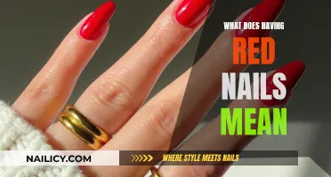 The Significance of Red Nails and Their Meanings
