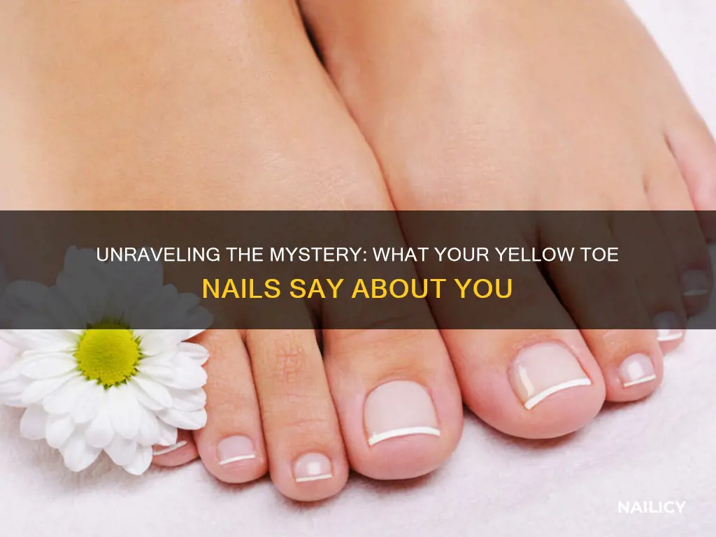 what does having yellow toe nails mean