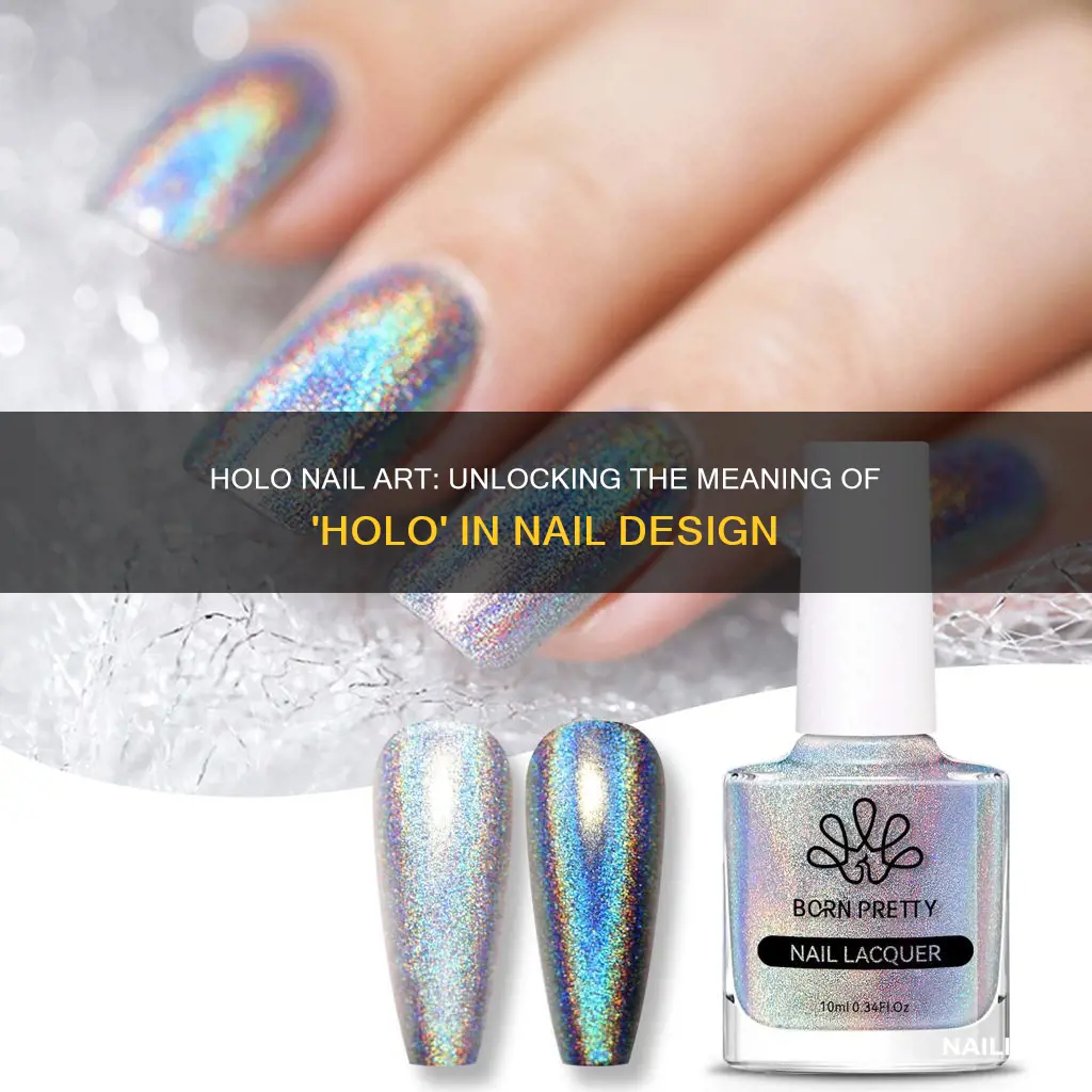 what does holo mean in nails