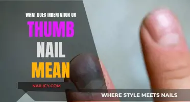 Unraveling the Mystery: What Your Thumbnail Indentation Reveals