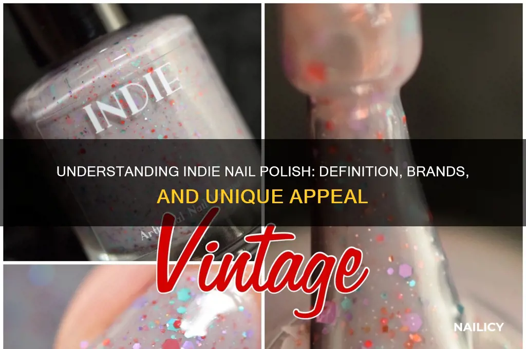 what does indie nail polish mean
