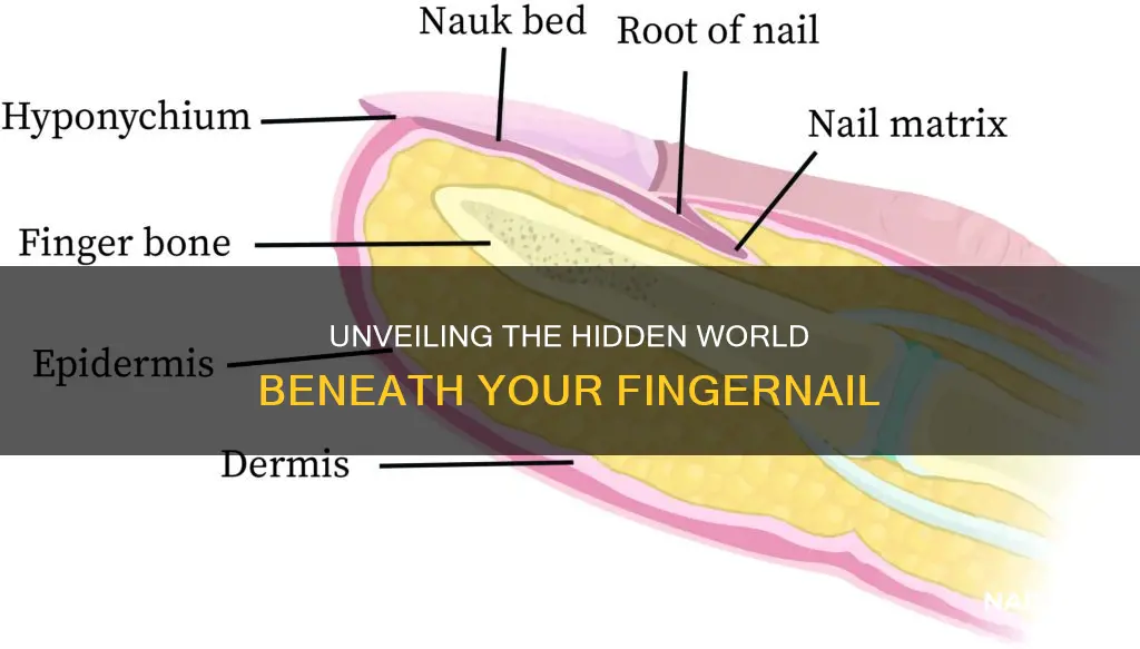 what does it look like underneath a finger nail