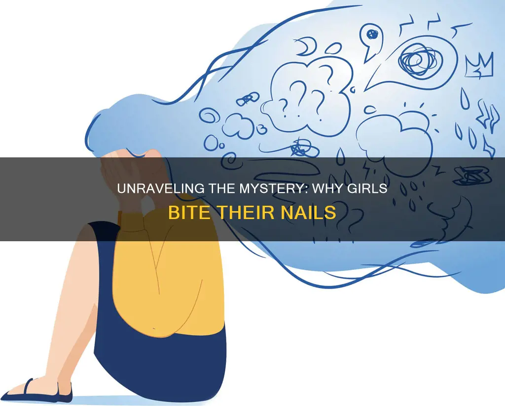 what does it mean if a girl bites her nails