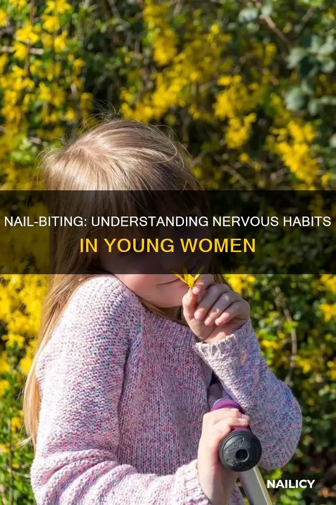 what does it mean if a girl bites her nails